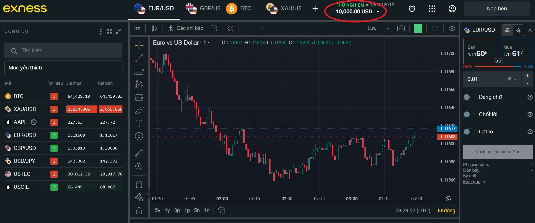 Webtrading Exness